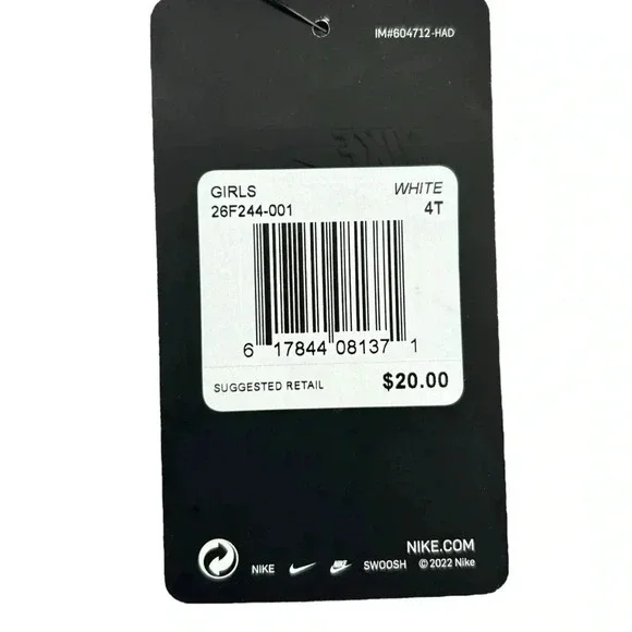 NEW Nike Toddlers Girls Short-Sleeve Tee Available in Sizes: 2T & 4T - Picture 3 of 4